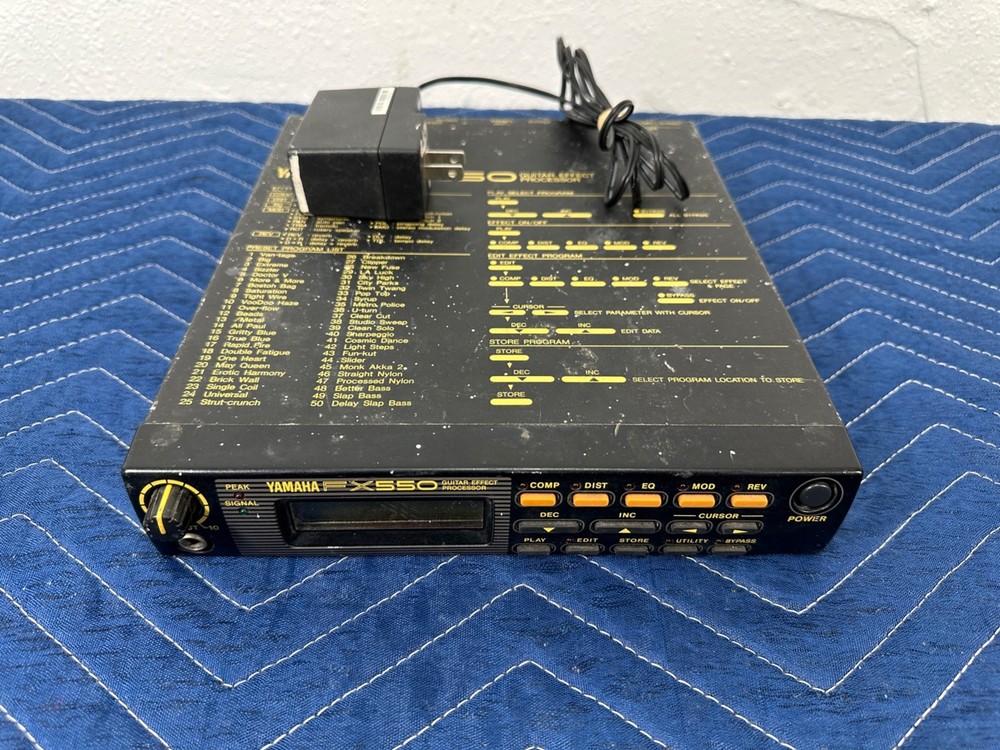 Yamaha FX550 Guitar Effect Processor - Works Great!