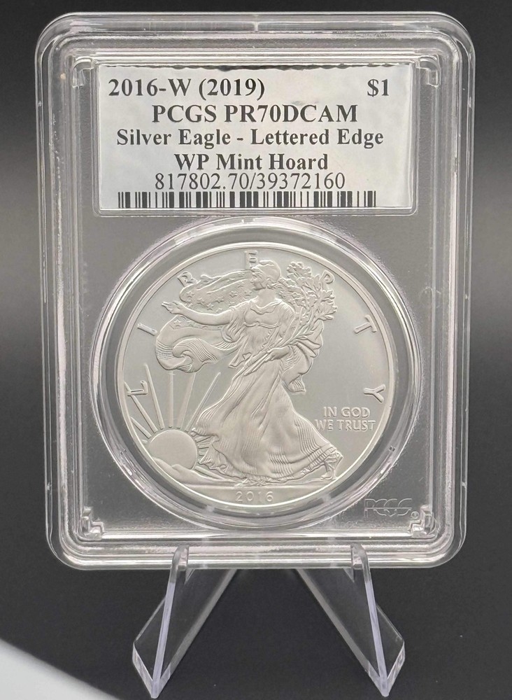 2016-W (2019) $1 Silver Eagle West Point Hoard PR70DCAM PCGS
