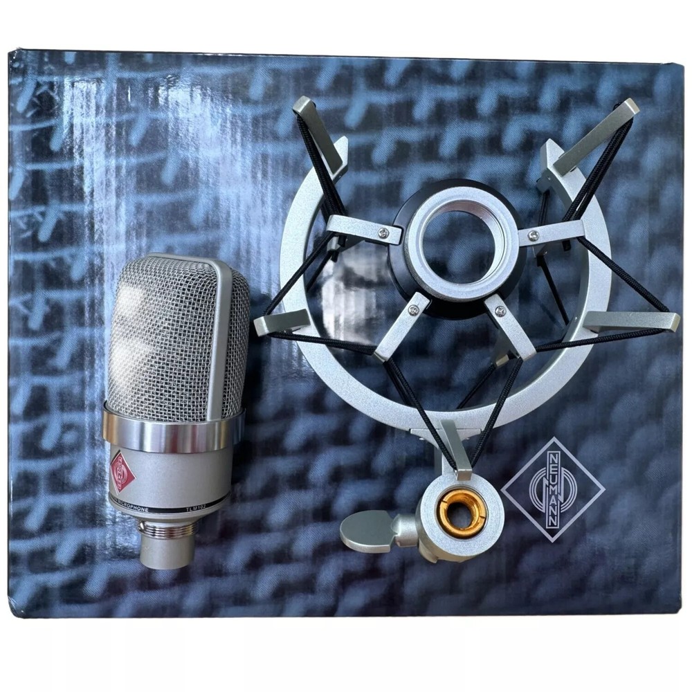 TLM 102 Neumann Large Diaphragm Condenser Microphone Studio Set Shockmount NEW