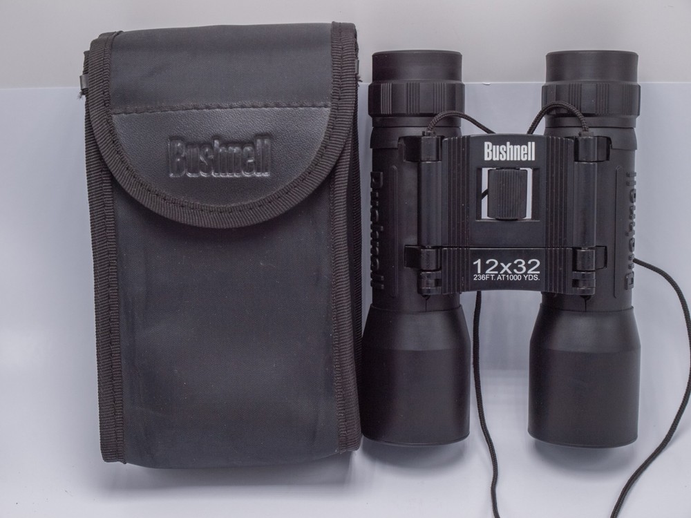 Bushnell 12x32 Compact Binoculars w/ Case & Strap - 13-1252