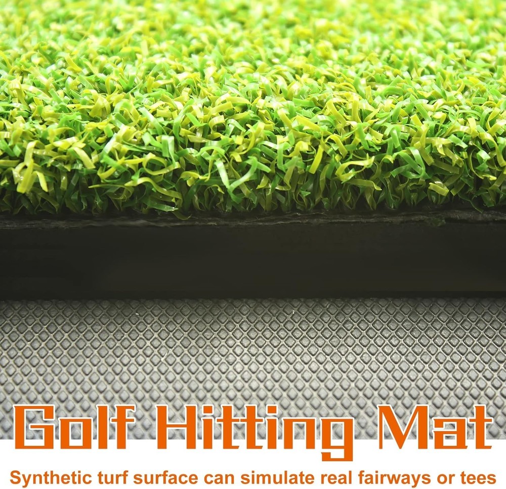 Golf Hitting Mat, Precision Pro Swing Mat for Path Feedback, Golf Training Ch...