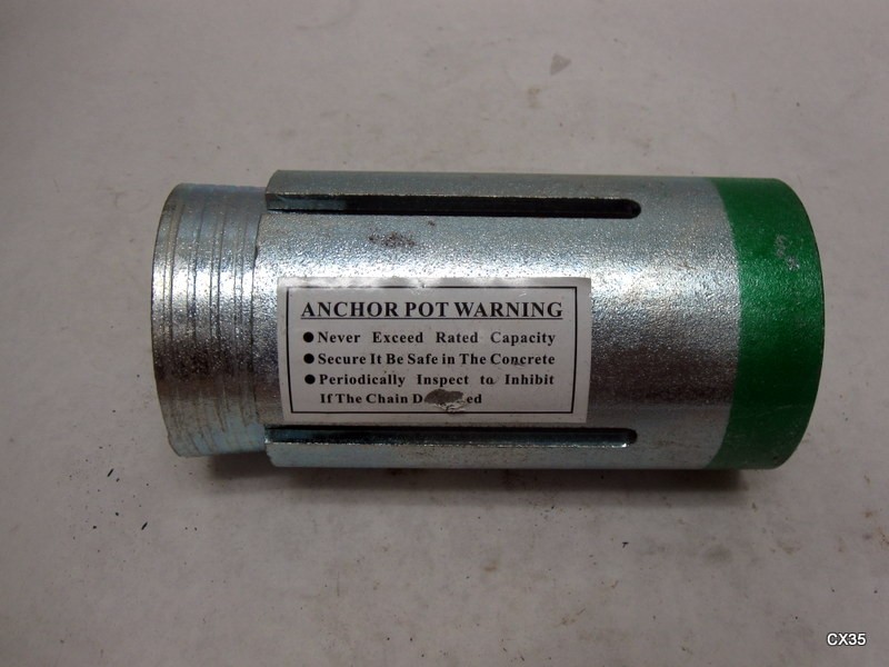 NO CHAIN Floor Anchor Pot Auto Frame Machines and Pulling Post Anchor