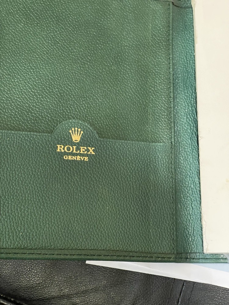 Authentic Rolex Green Notepad Unused Full Paper No Pen
