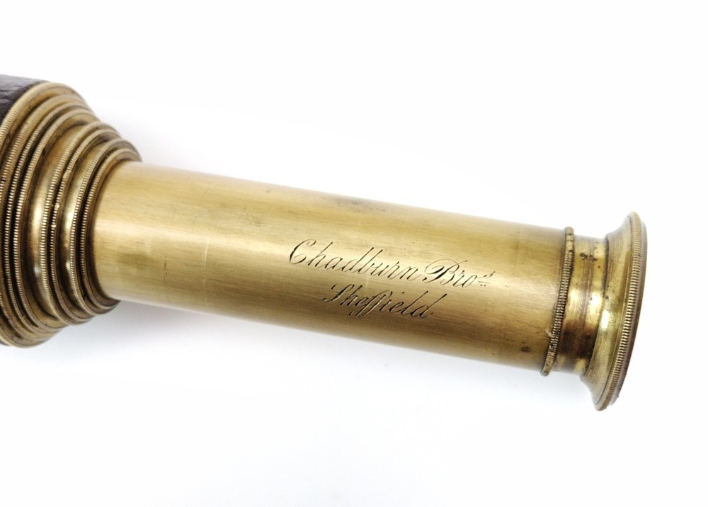 Eight draw telescope – Chadburn Bros', Sheffield.