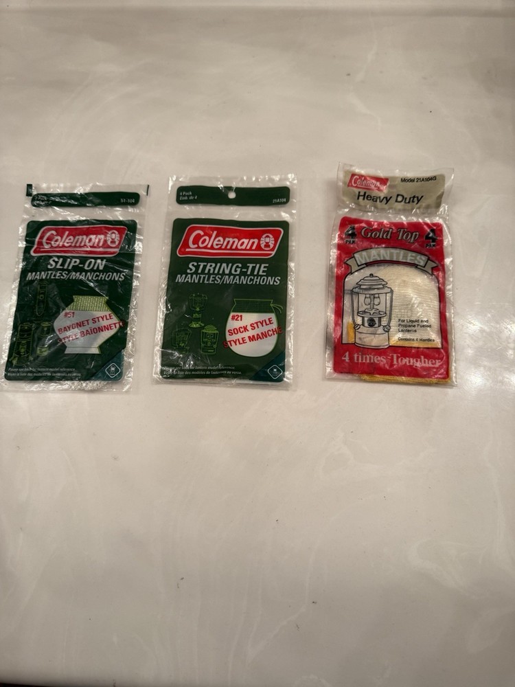 Coleman string tie MANTLES / MANCHONS