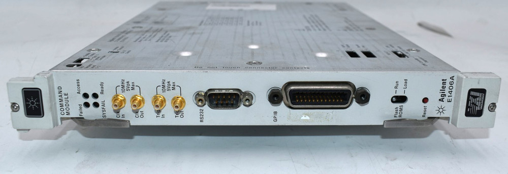 HP / Agilent 75000 Series C Command Module E1406A - Untested