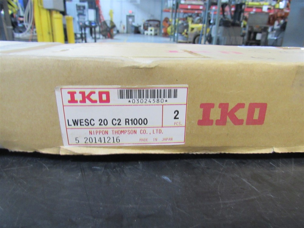 IKO LINEAR GUIDE BLOCKS/RAIL LWESC20C2R1000