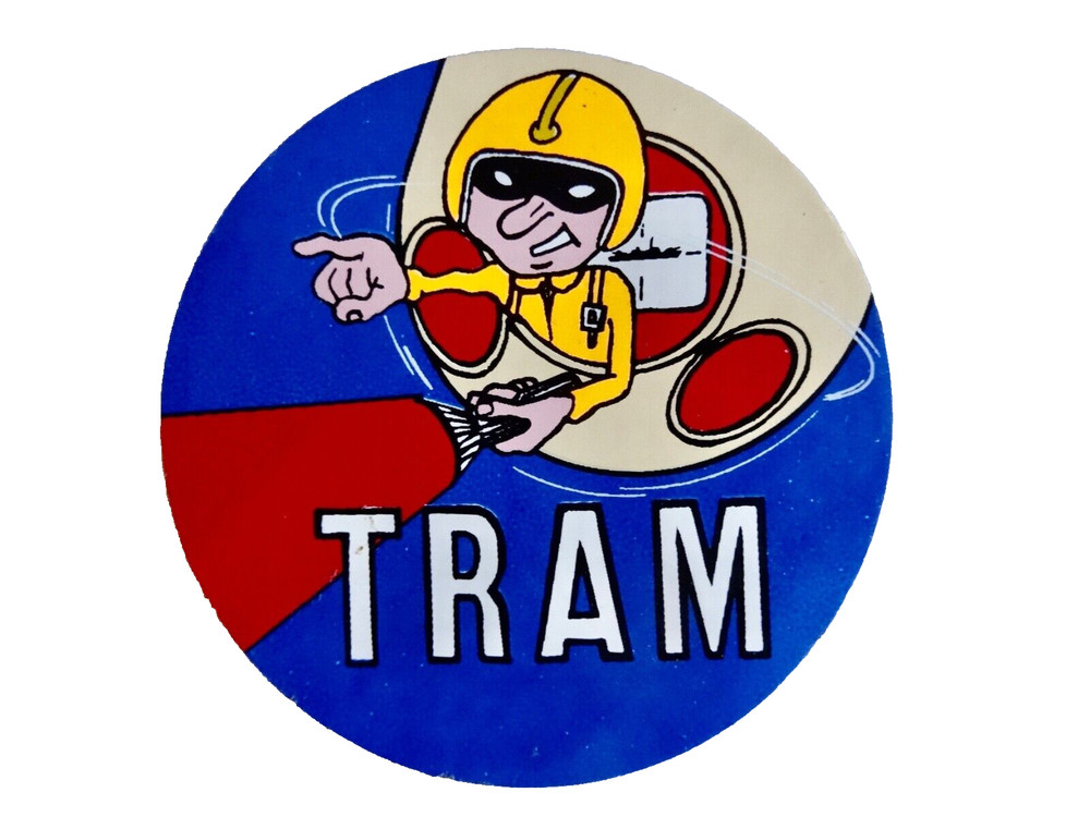 tRAM INTRUDER TARGET RECOGNITION ATTACK MULTI SENSOR NAVY STICKER VTG neocurio