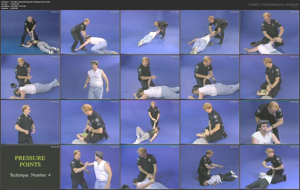 Police Aikido: Control & Restraining Techniques starring David Dye (8 DVD Set)