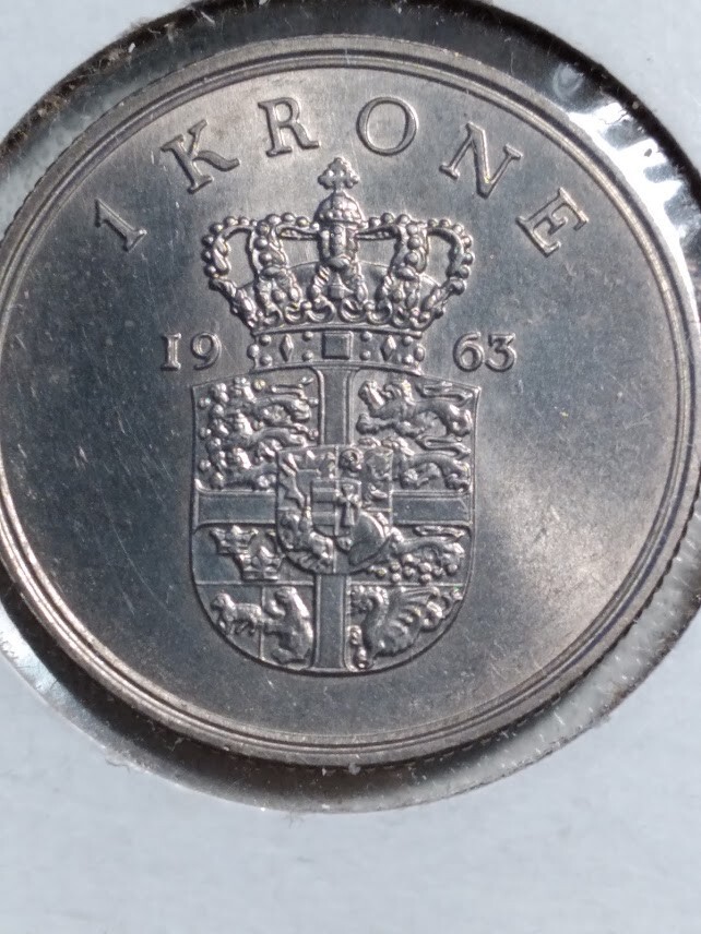 1963 Denmark 1 Krone