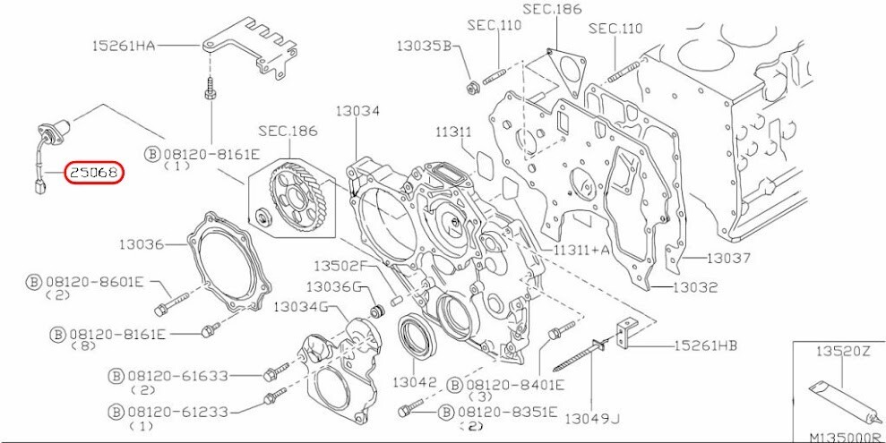 NISSAN OEM SENSOR 25977-7F400 Genuine