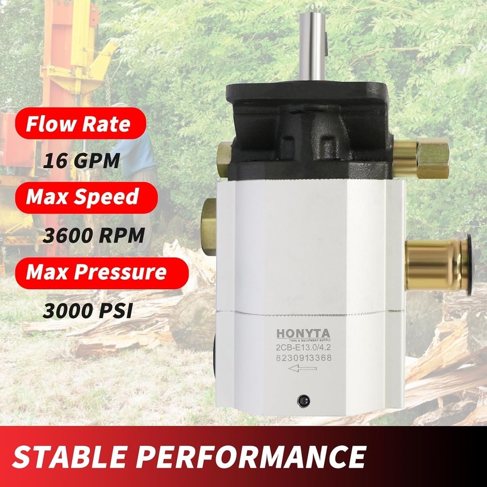 Easy Install Hydraulic Pump for Log Splitters