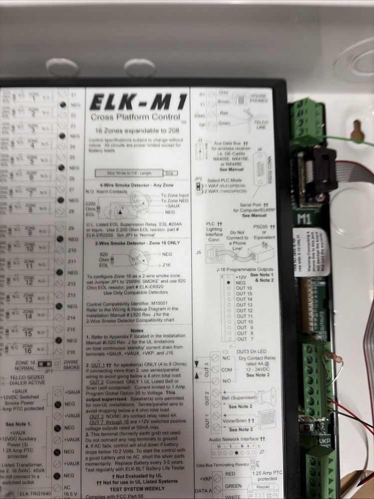 ELK Cross Platform Control Panel ELK-M1GCB