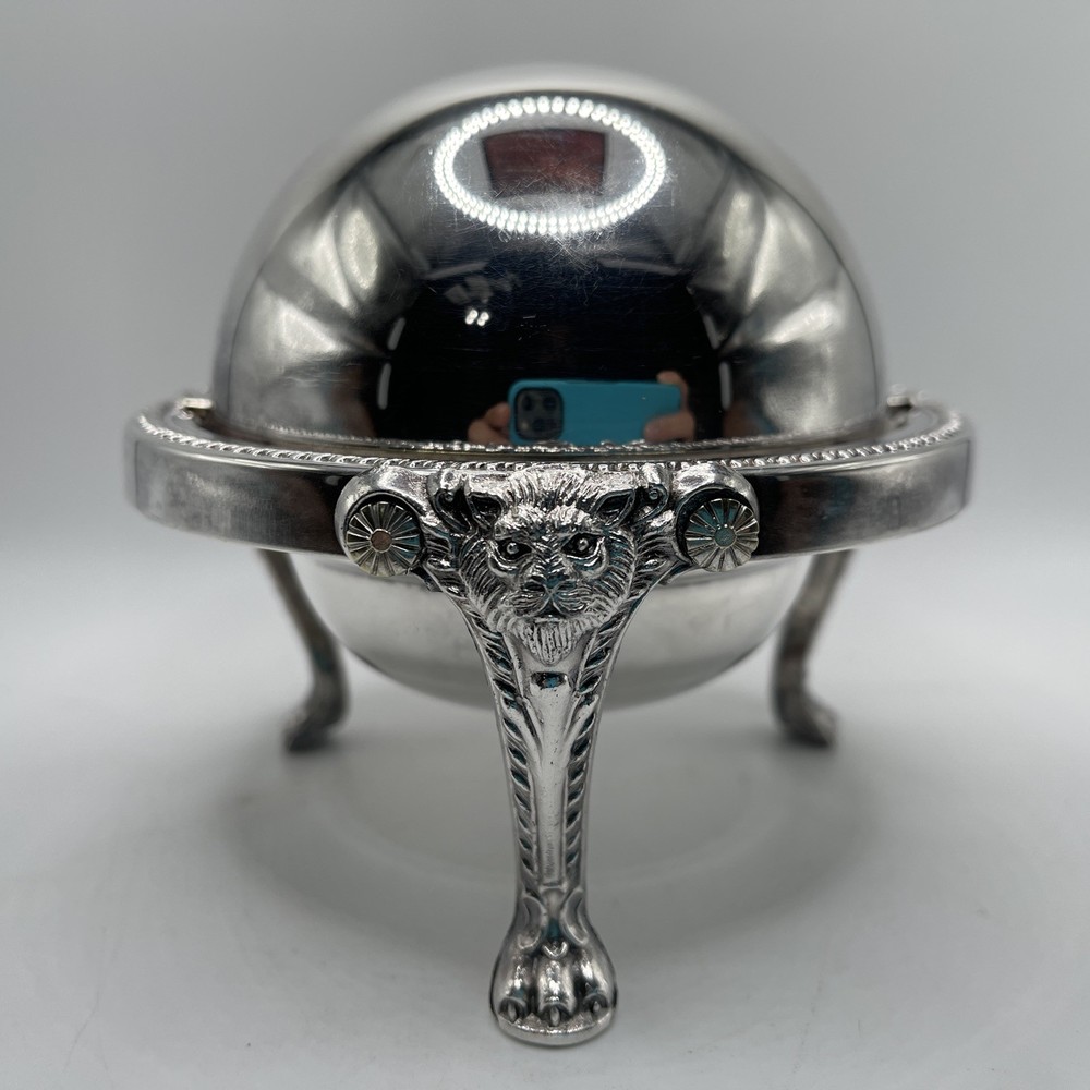 GUILDCRAFT SILVERSMITHS Rolltop Caviar Dish (Silverplate)