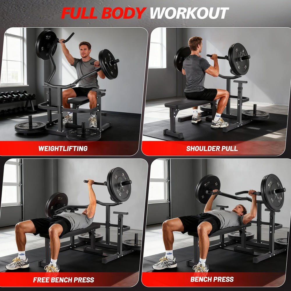 Chest Press Machine Bench Press Machine with Independent Converging Arms Workout