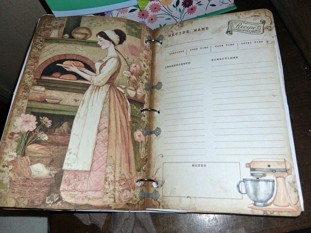 Favorite Recipes Junk Journal Scrapbook