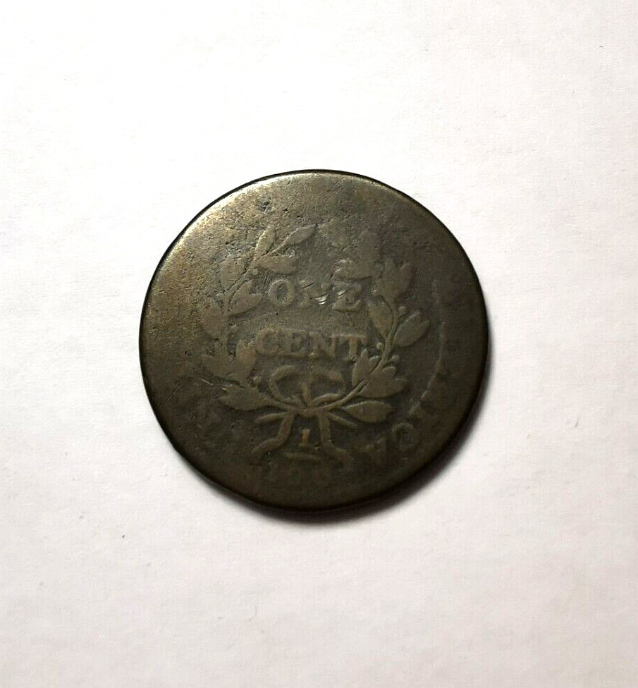 1802 US Draped Bust Large Cent Coin S-226