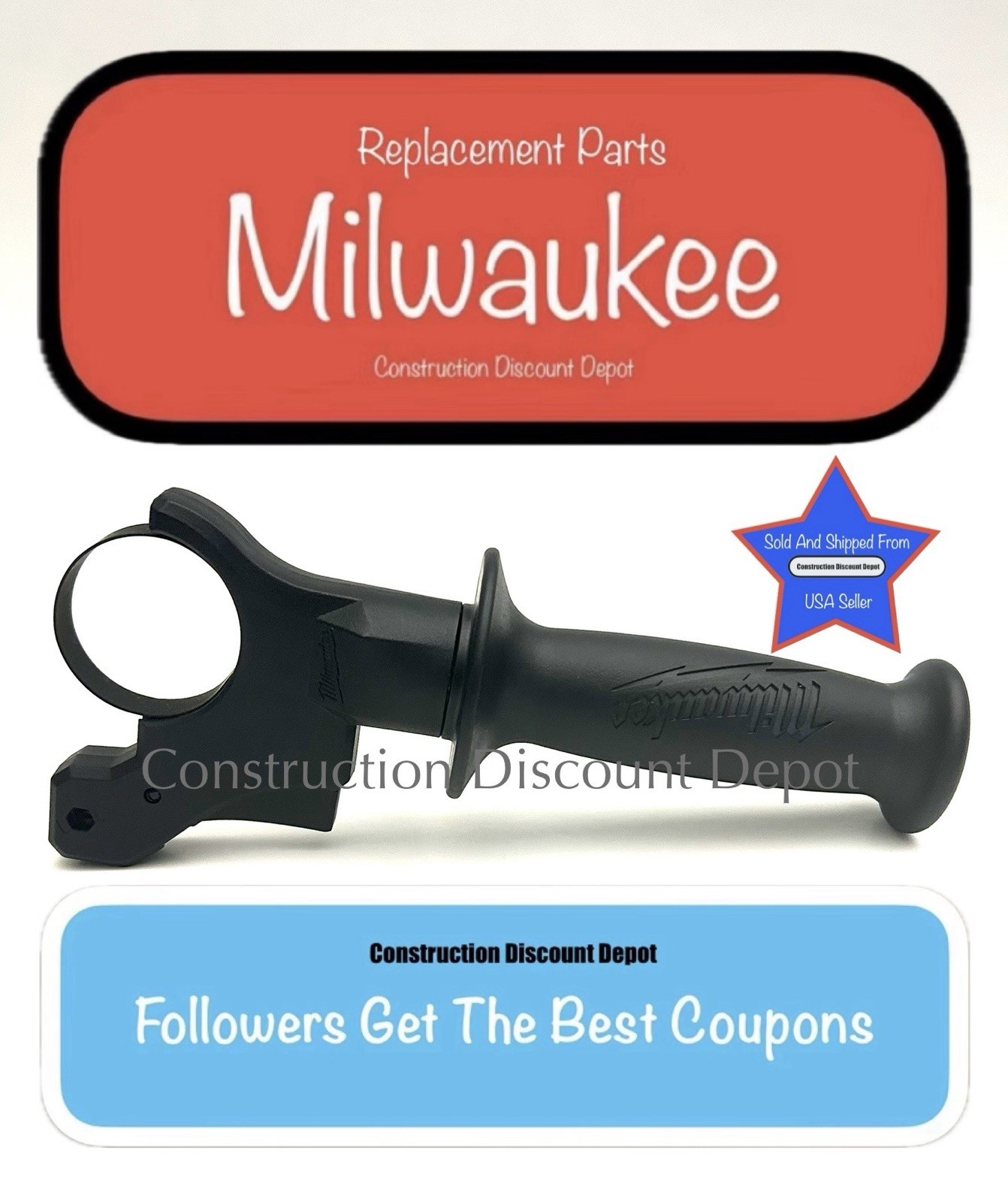 Milwaukee Replacement handle for M18 Cordless Rotary Hammer Drill