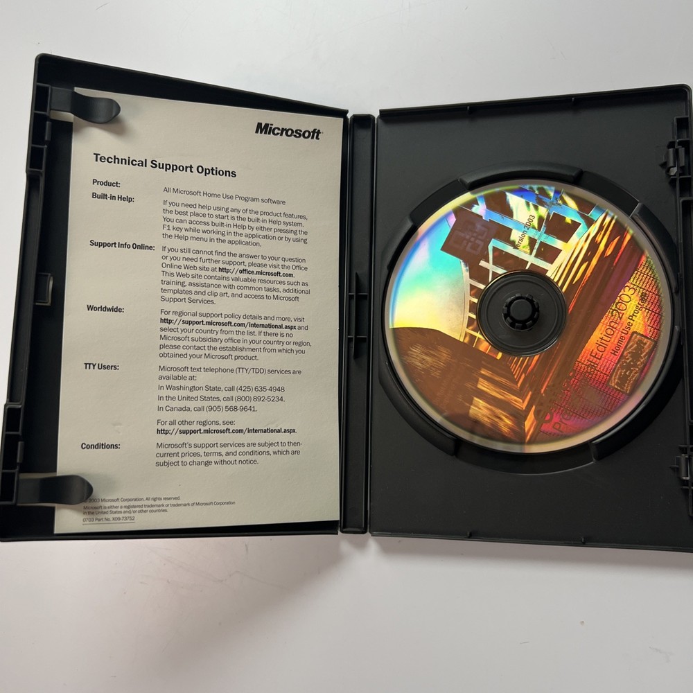 Microsoft Office Professional Edition 2003 - Home Use Program - with Product Key
