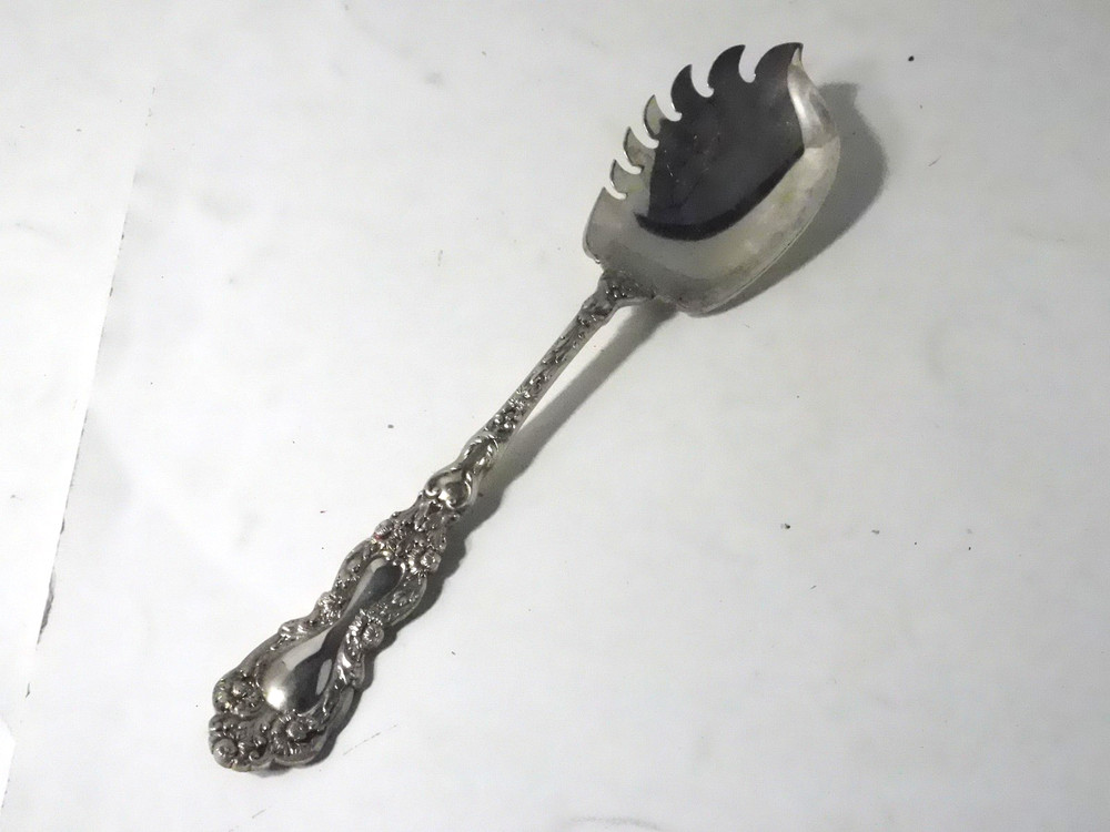 Gorham EP Silverplate CHRYSANTHEMUM Pasta/Spaghetti Serving Spoon