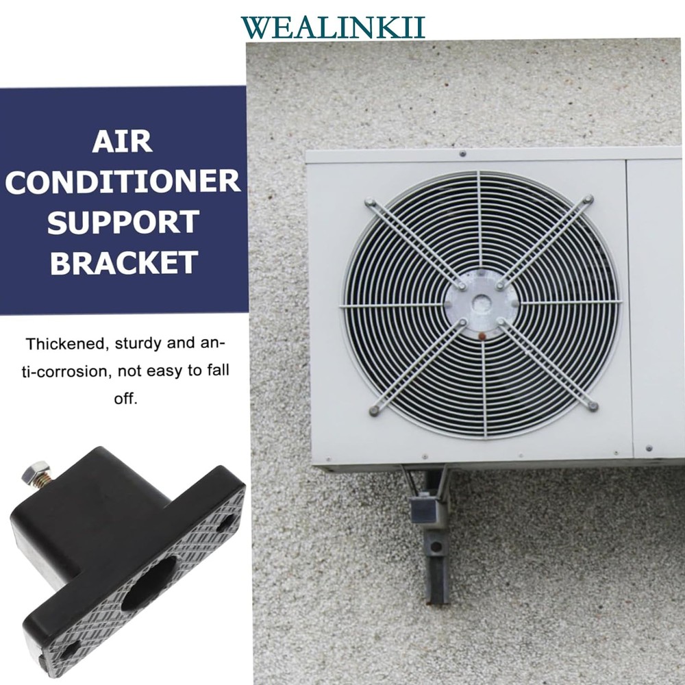 4 Pack -Conditioning Shock Absorption Bracket Mini Split Pads with Base Fixin...