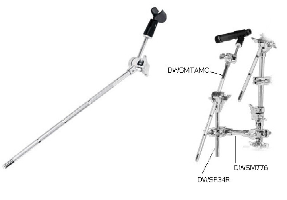DW 1/2'' Arm W/Tilter & Mic Holder DWSMTAMC