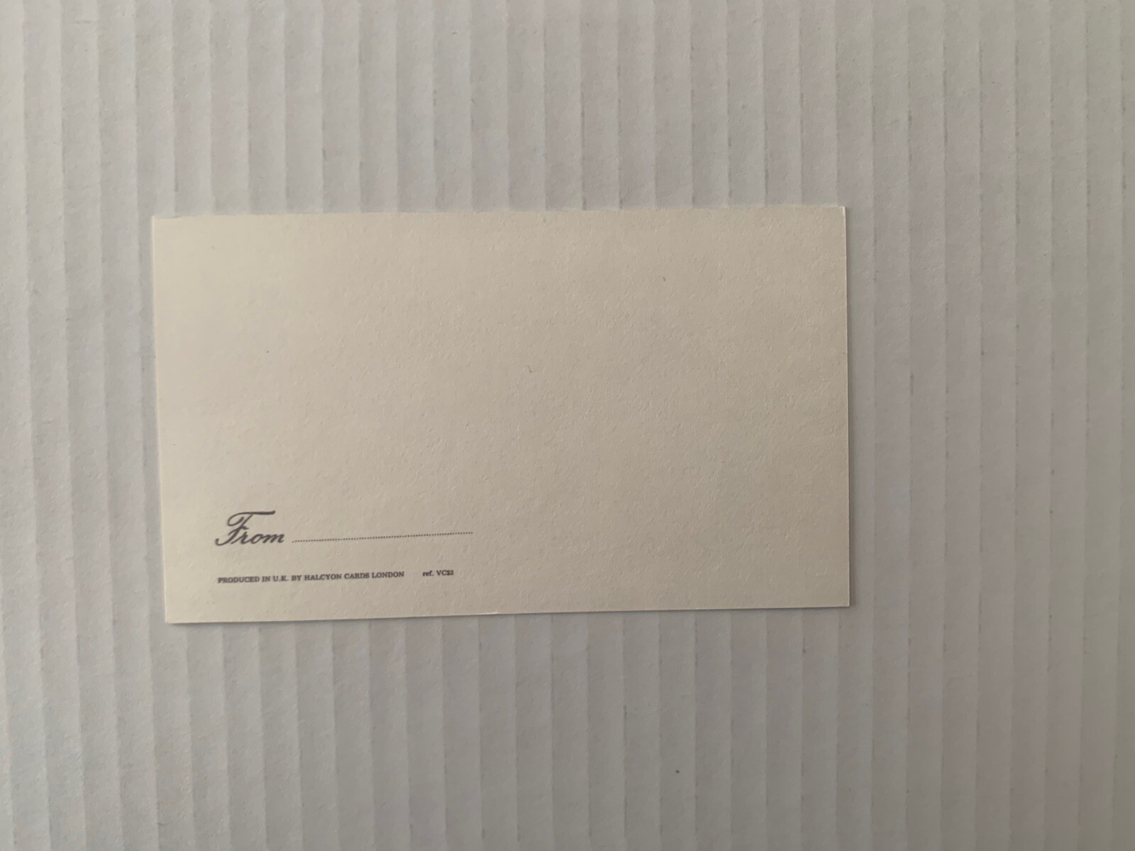 Vintage 2.75” x 4.75” Bluebird Ephemera Message Card Unused Front & Back London