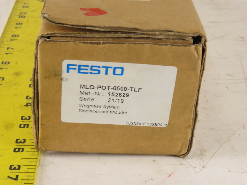 Festo MLO-POT-0500-TLF Analog Displacement Encoder Linear Potentiometer 500mm