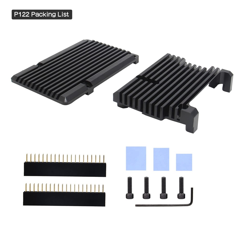Aluminum Case with Heatsink for Raspberry Pi 4 Model B Passive Cooling,...