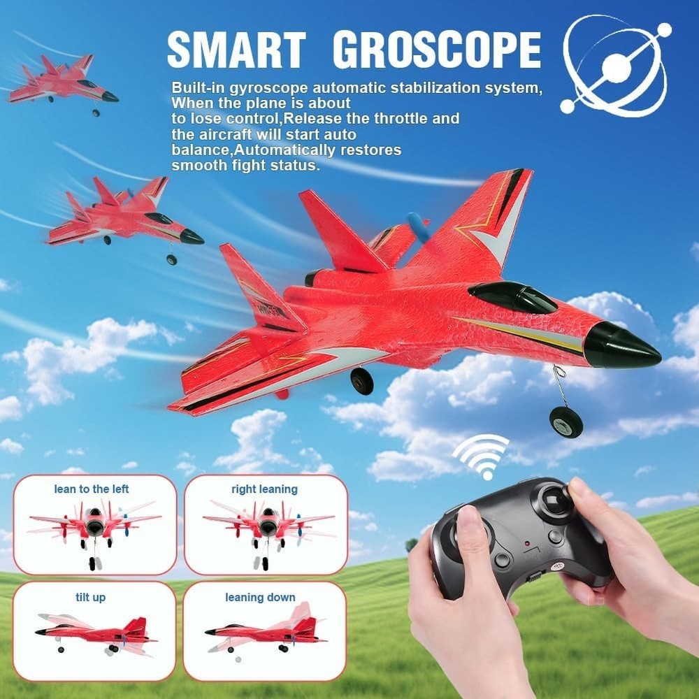 Easy-Fly Su-27 RC Plane with Gyro Stabilization & Night Flying Capability
