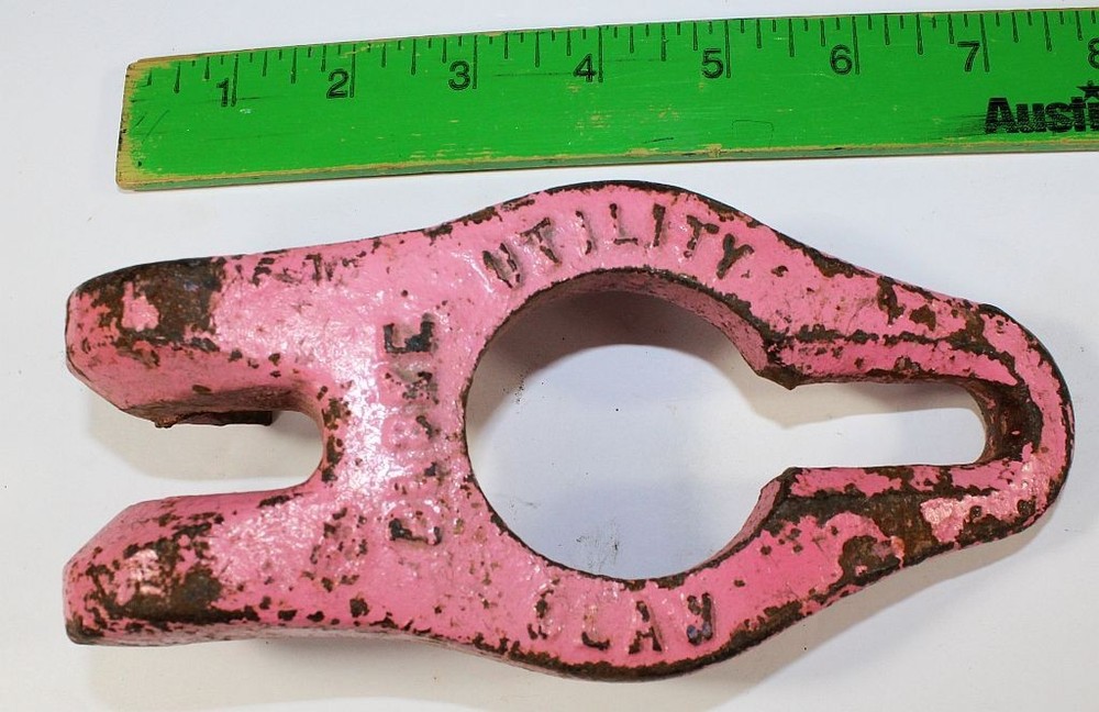Track Hook for Frame Machine-Mo Clamp Style 2-1/4 lbs 7"