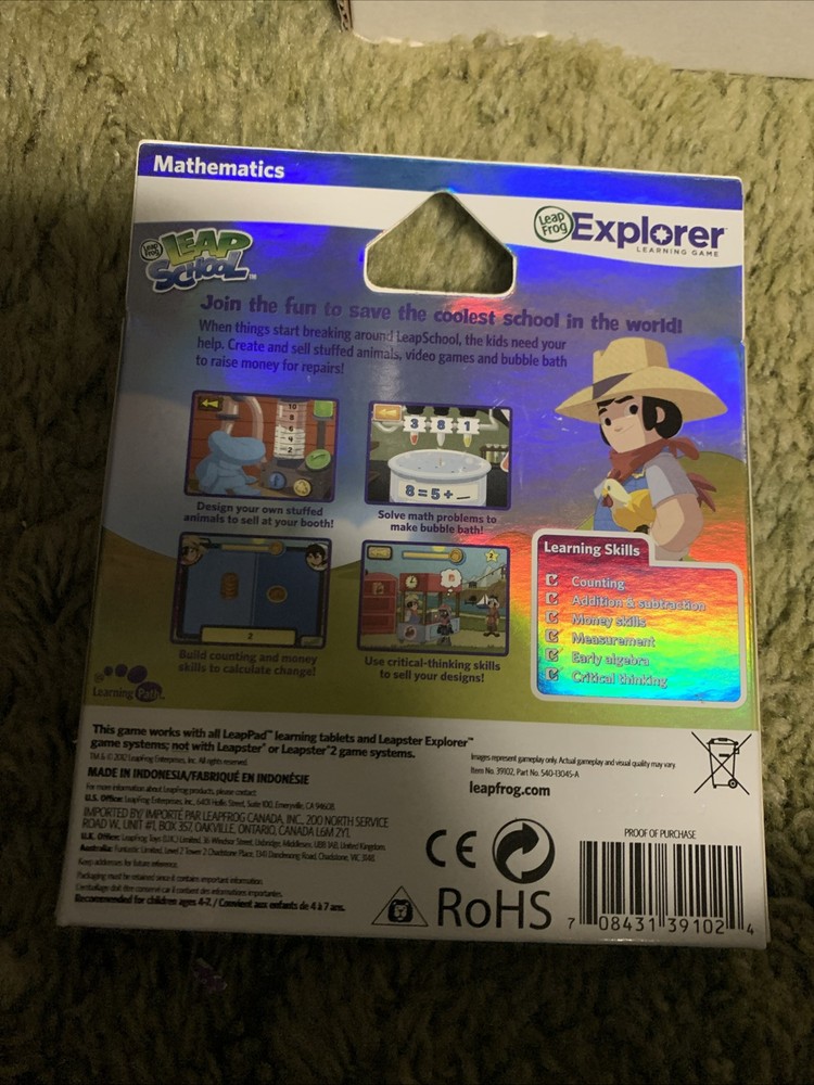 LeapFrog LeapSchool Math Learning Game