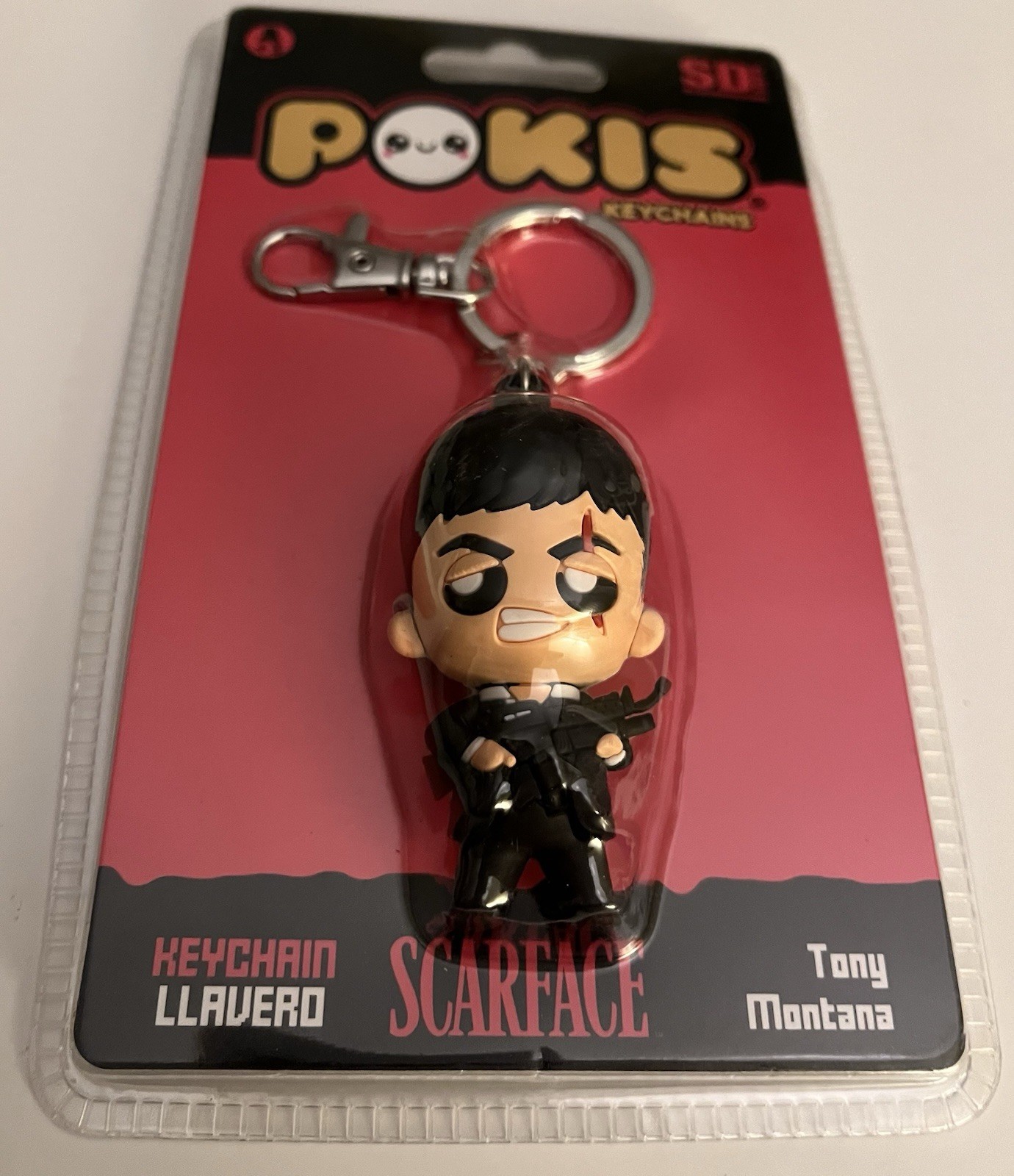 Pokis Scarface Tony Montana Keyring/Keychain.