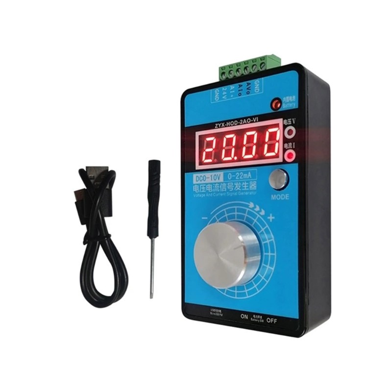 Handheld Signal Generator for Precise Current Voltage Output in Calibration Task