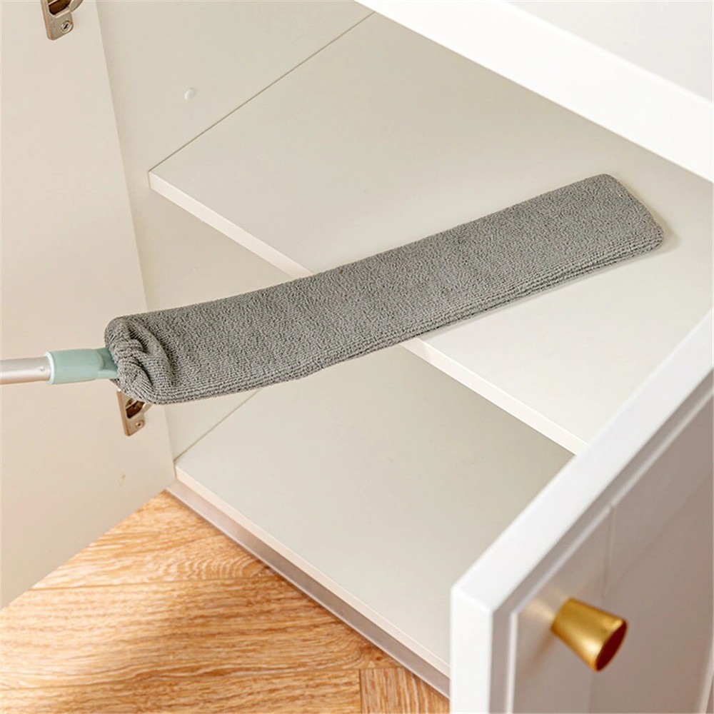 Long Duster Cleaner Brush Telescopic Microfiber Catcher Mites Home Kitchen Tools
