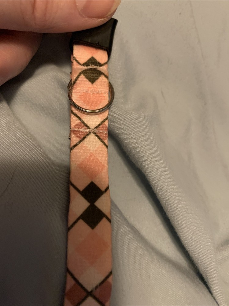 Plaid Pink NWOT Cat Collar