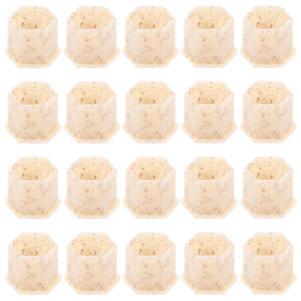 Biodegradable Tattoo Ink Cups - Small (10mm) & Medium (12mm) - Stable Holders