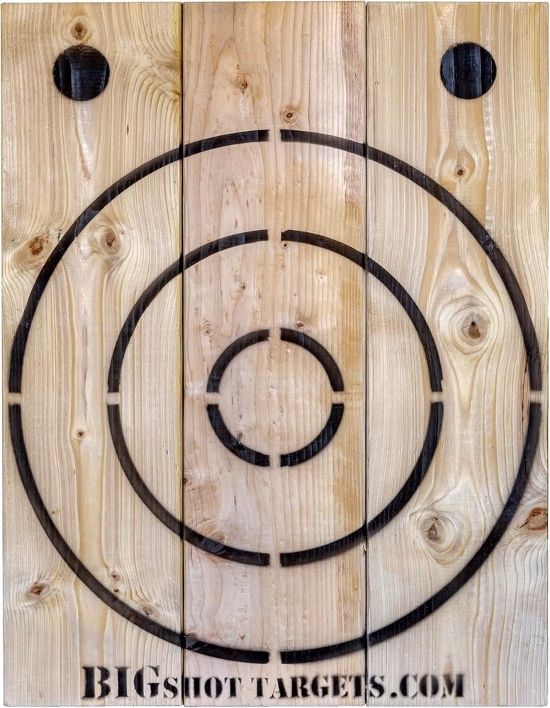 Official Size Rectangular Axe Throwing Target with Hanging Chain and Opener=
