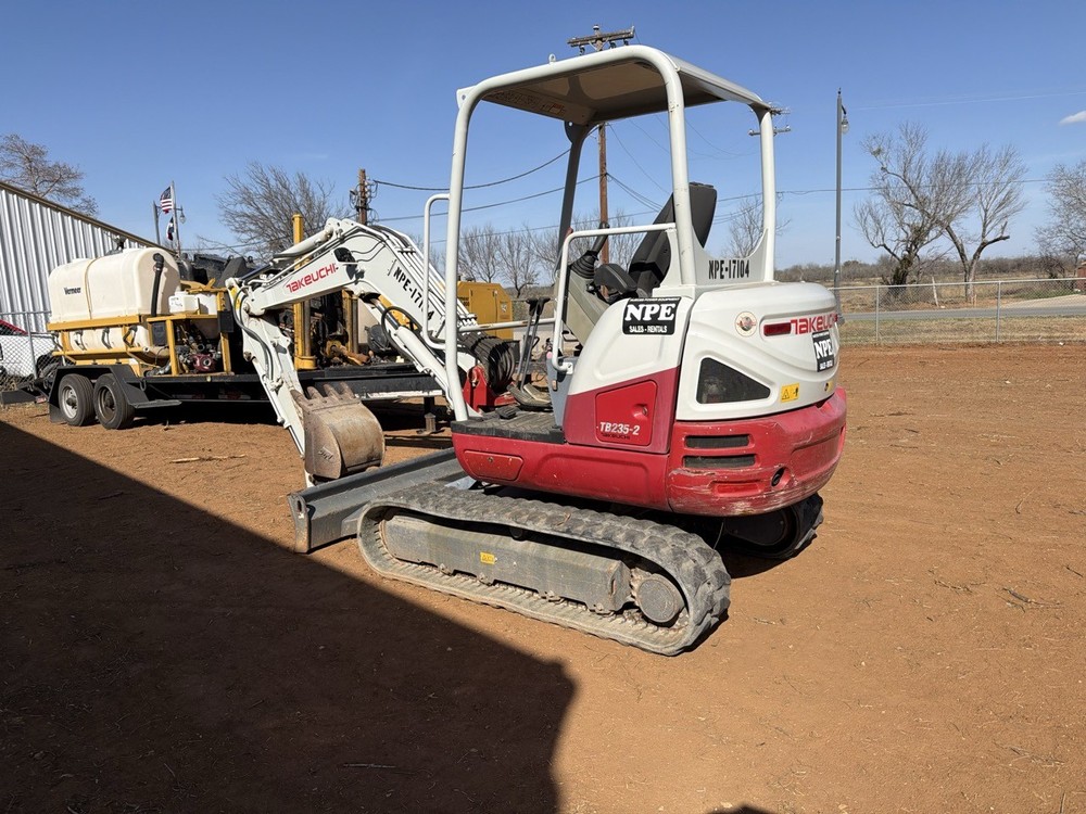 Takeuchi TB 235-2 Compact Mini Excavator, 2022