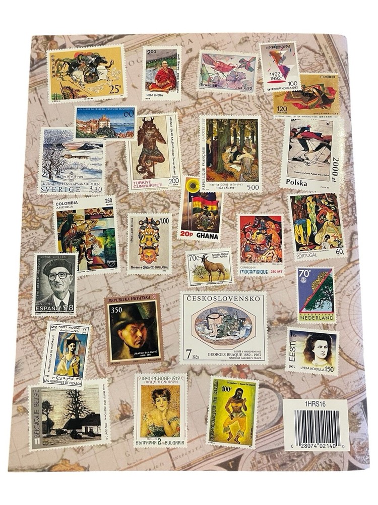 1995 H.E. Harris Explorer Worldwide Postage Stamp Album NOS Beginner Book