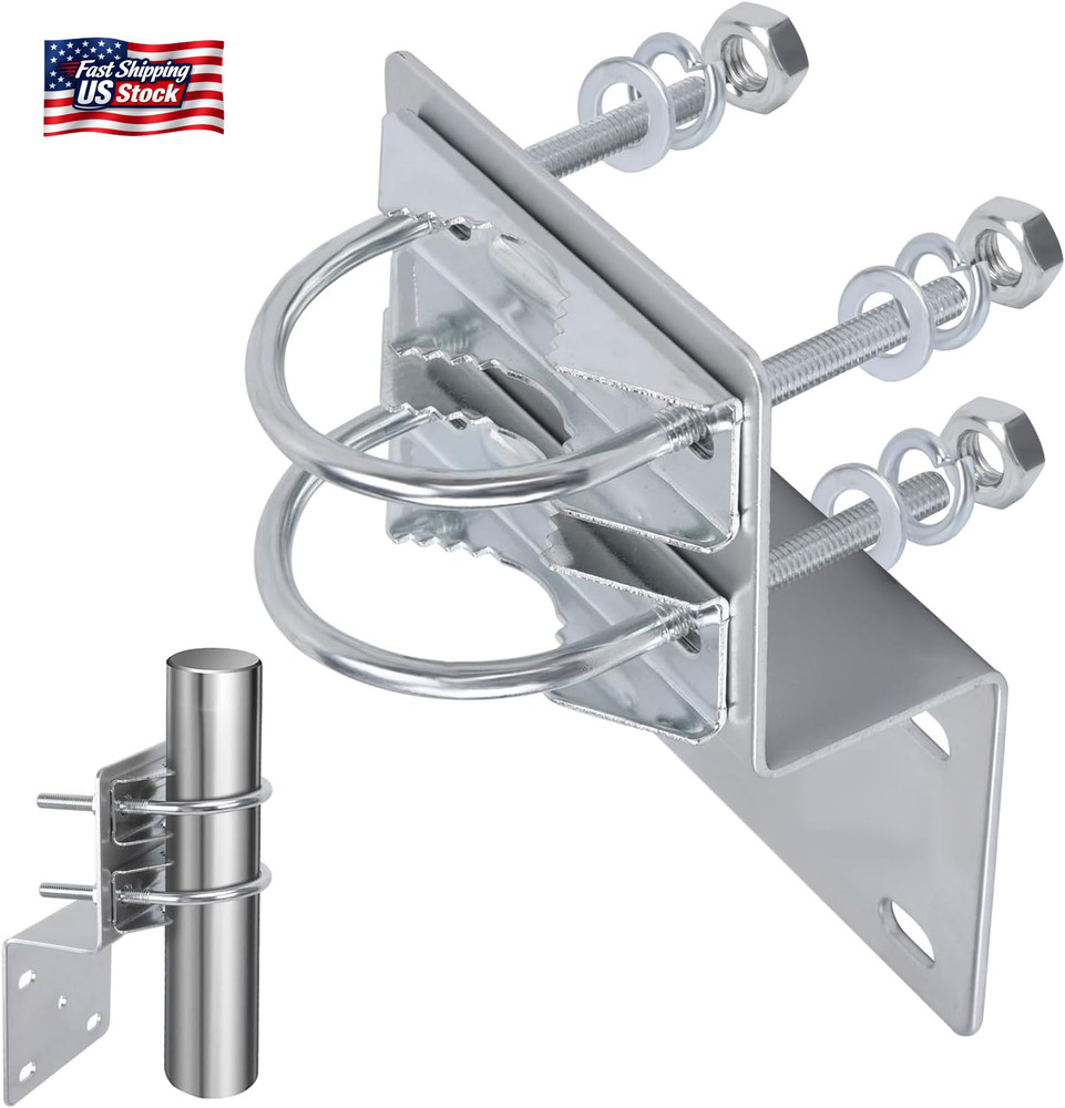 Pole Mounting Bracket, Antenna Mount Bracket, Heavy Duty Antenna Pole Mount, Out