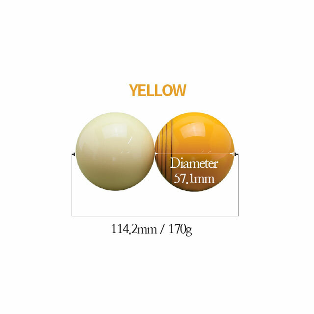 TWINBALL Korea Billiards Increased thickness control innovative training Balls