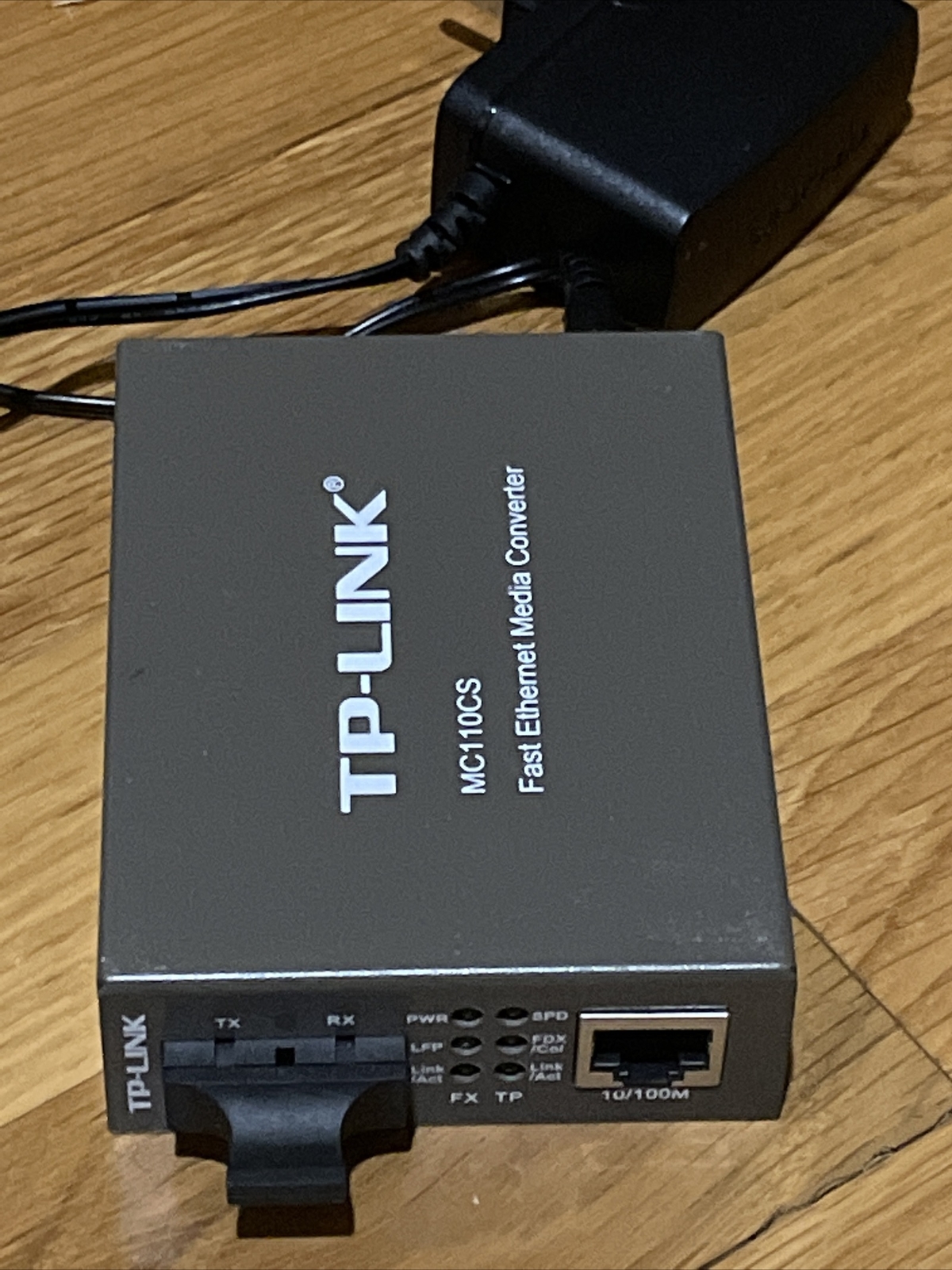 TP-Link MC110CS - 10/100 Mbps Single Mode Media Converter - Open Box