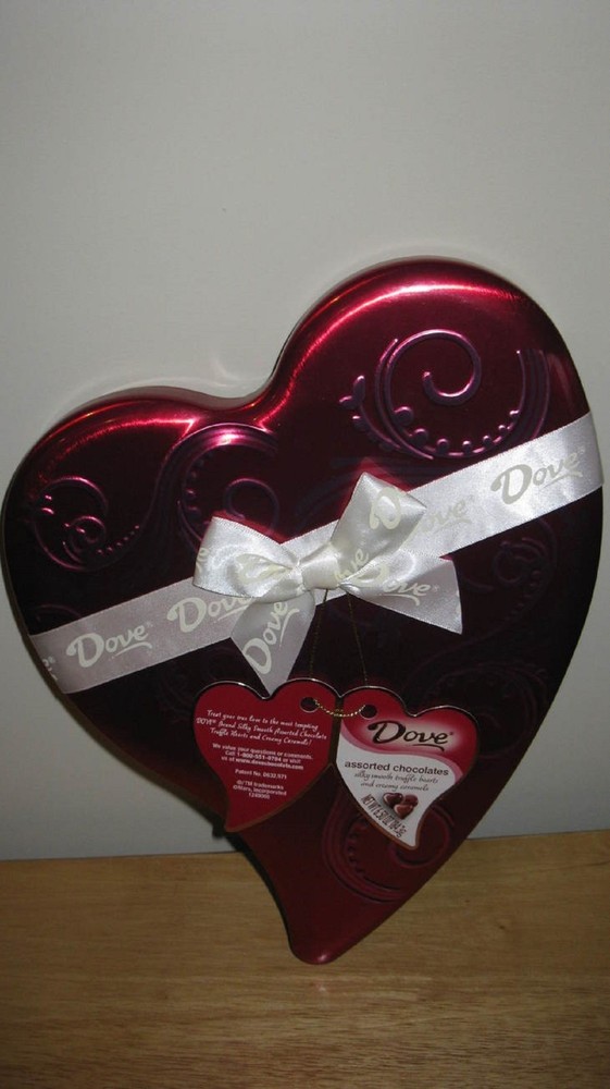 Heart-Shaped Candy Container Red