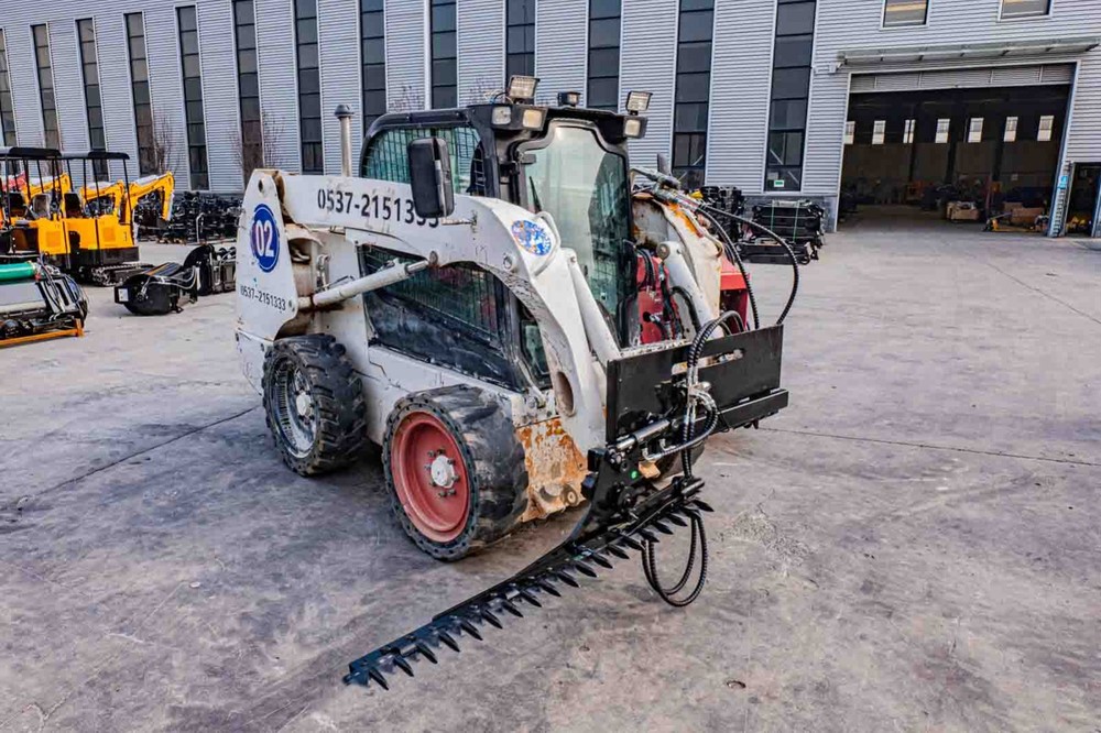 For Bobcat Hydraulic Hedge Trimmer Grass Cutter Attachment Skid Steer Loader