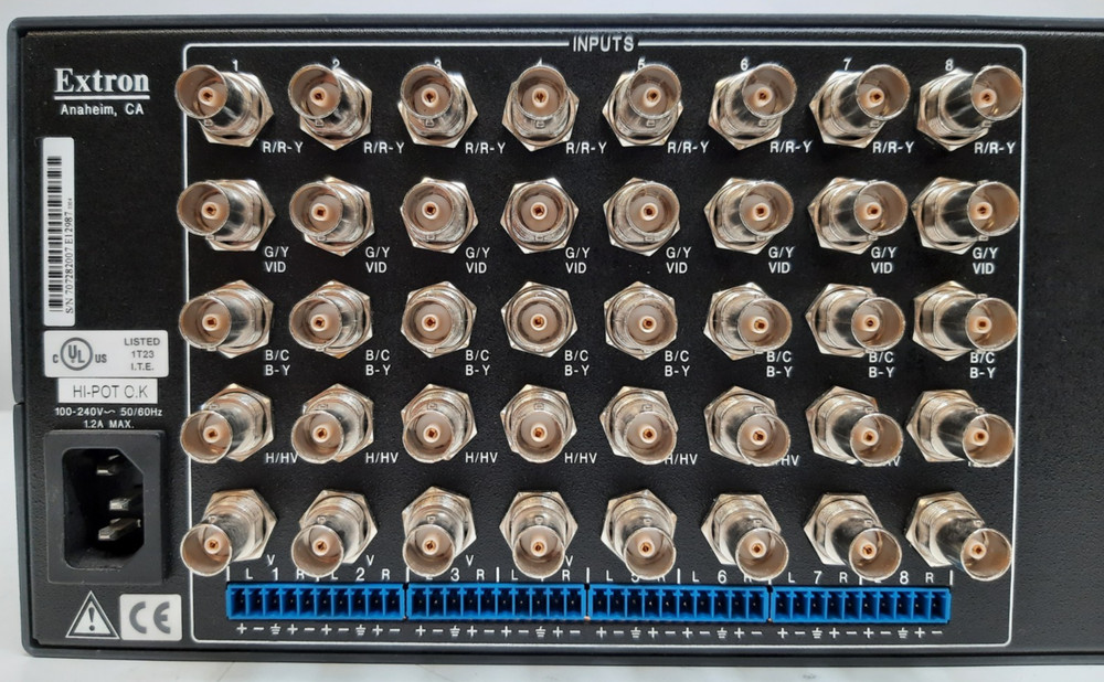 Extron ISS 108 Eight Input Seamless Audio Video Switcher
