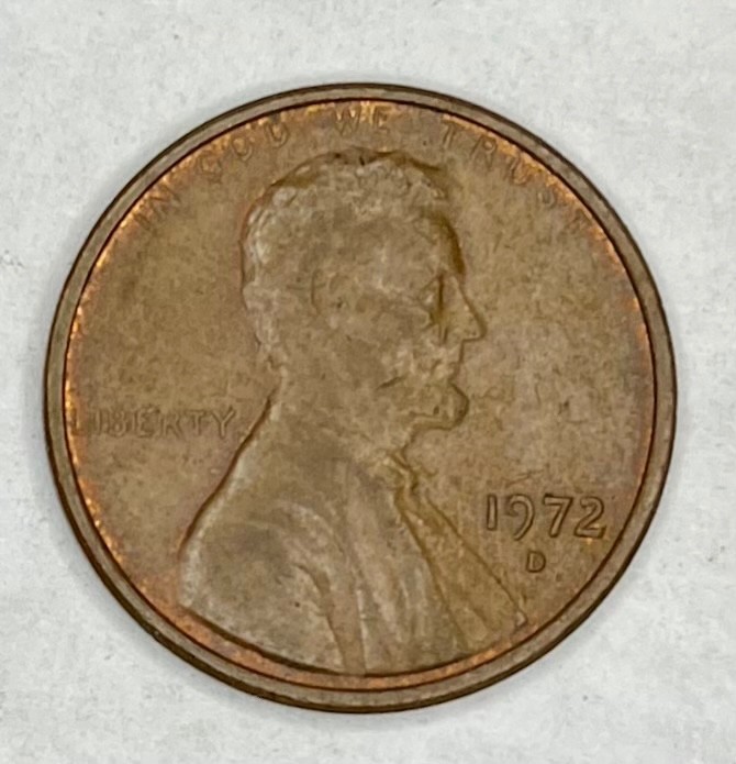 1972 D Penny