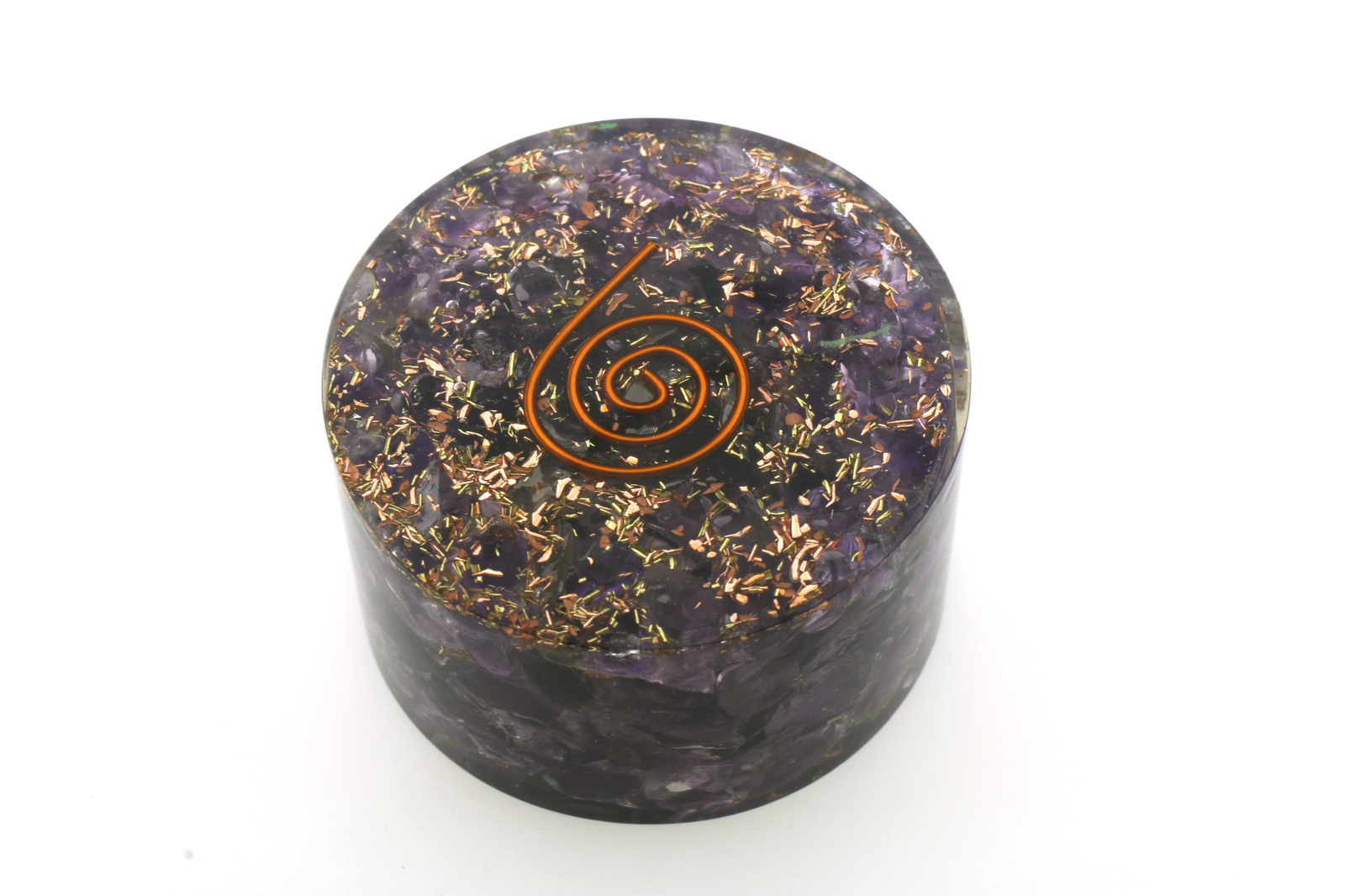 Amethyst Orgone Tower Buster 1.75" EMF Protection Energy Generator