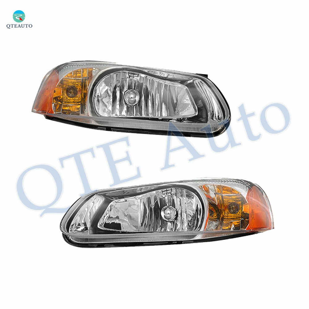 Headlights Assembly for 2001-2006 Dodge Stratus With bulb Halogen