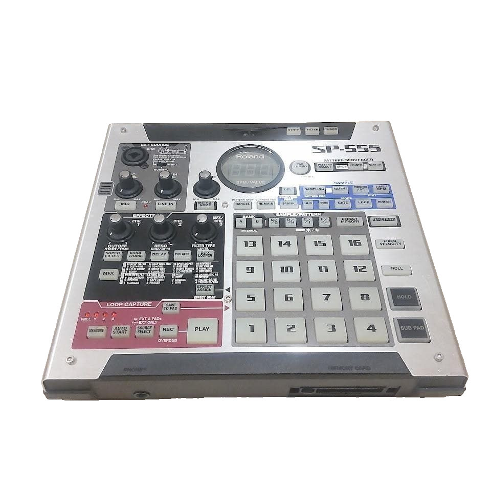 Roland SP-555, Digital DJ Turntable Creative Sampler Performance Effects, "Used"